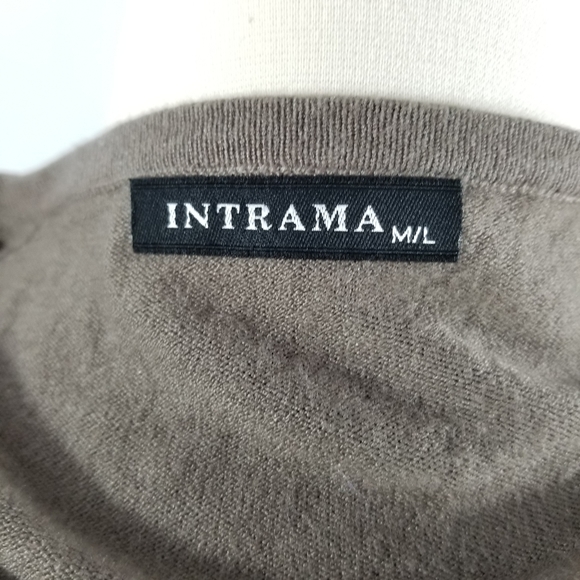 INTRAMA Soft Lambswool & Cashmere Sweater  Sz M/L - Picture 7 of 8